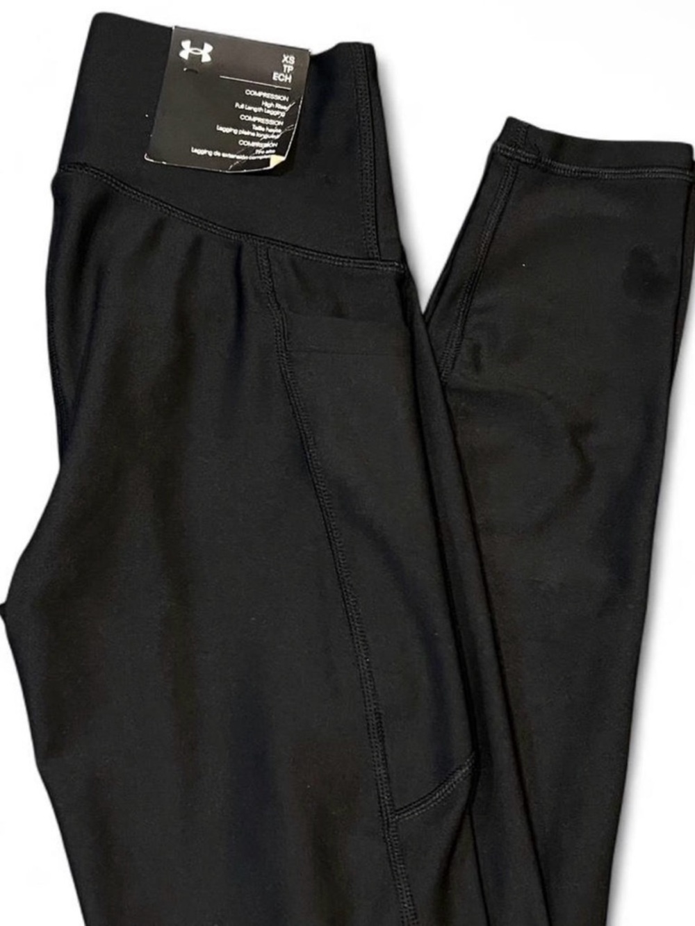 Under Armour Black Compression Full Length Leggings - XS